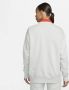 Nike Sportswear Oversized Fleece Sweatshirt Sweaters Kleding LIGHT SILVER BLACK maat: S beschikbare maaten:XS S XL - Thumbnail 4