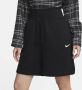 Nike Sportswear Phoenix Fleece Damesshorts met ruimvallende pasvorm en hoge taille Zwart - Thumbnail 2