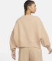 Nike Sportswear Phoenix Fleece extra oversized sweatshirt met ronde hals voor dames Bruin - Thumbnail 3