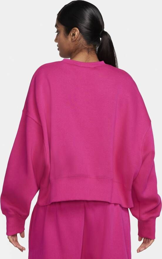 Nike Sportswear Phoenix Fleece extra oversized sweatshirt met ronde hals voor dames Roze