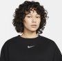 Nike Sportswear Phoenix Fleece extra oversized sweatshirt met ronde hals voor dames Zwart - Thumbnail 8
