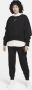 Nike Sportswear Phoenix Fleece extra oversized sweatshirt met ronde hals voor dames Zwart - Thumbnail 9