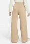 Nike Sportswear Phoenix Fleece Joggingbroek met hoge taille en wijde pijpen voor dames Bruin - Thumbnail 2