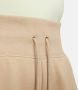 Nike Sportswear Phoenix Fleece Joggingbroek met hoge taille en wijde pijpen voor dames Bruin - Thumbnail 4