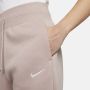 Nike Sportswear Phoenix Fleece Joggingbroek met hoge taille en wijde pijpen voor dames Bruin - Thumbnail 5