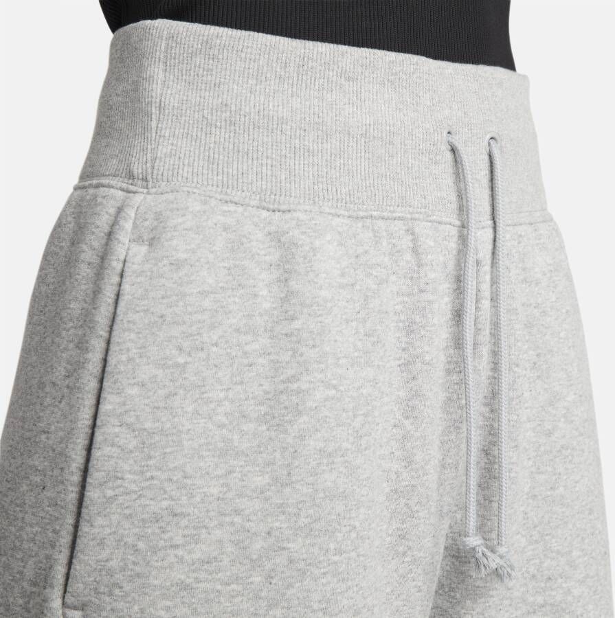 Nike Sportswear Phoenix Fleece Joggingbroek met hoge taille en wijde pijpen voor dames Grijs