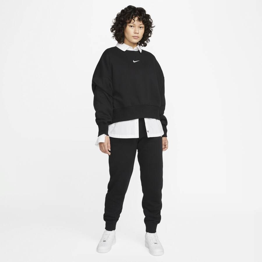 Nike Sportswear Phoenix Fleece Joggingbroek met hoge taille voor dames Zwart