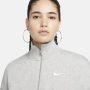 Nike Sportswear Phoenix Fleece Oversized 1 2-zip Crop Sweatshirt Sweaters Kleding dk grey heather sail maat: XL beschikbare maaten:XL - Thumbnail 3