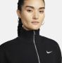 Nike Sportswear Phoenix Fleece Kort oversized sweatshirt met halflange rits voor dames Zwart - Thumbnail 5