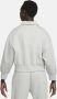 Nike Sportswear Phoenix Fleece Kort polosweatshirt met 3 4-mouwen voor dames Grijs - Thumbnail 4
