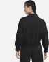 Nike Sportswear Phoenix Fleece Kort polosweatshirt met 3 4-mouwen voor dames Zwart - Thumbnail 3