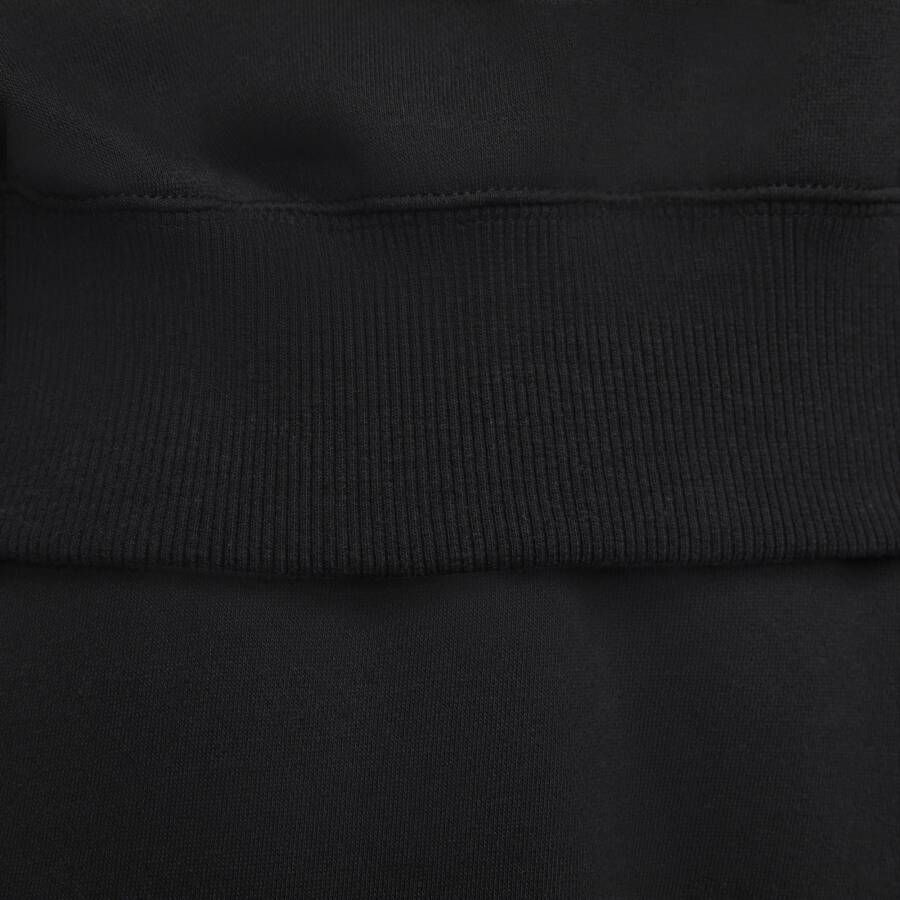 Nike Sportswear Phoenix Fleece Kort polosweatshirt met 3 4-mouwen voor dames Zwart
