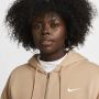 Nike Sportswear Phoenix Fleece Oversized hoodie met rits voor dames (Plus Size) Bruin - Thumbnail 3