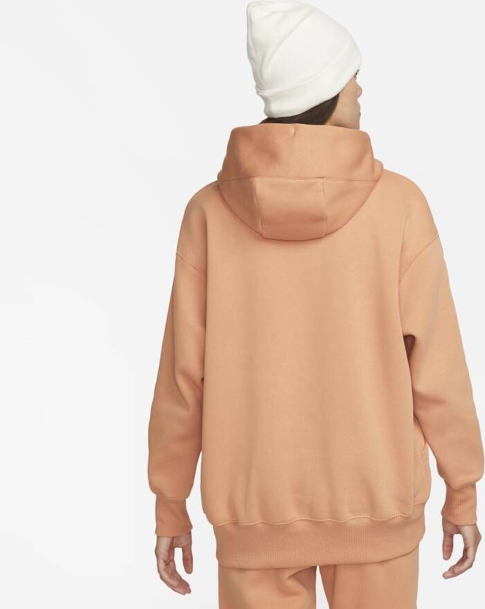 Nike Sportswear Phoenix Fleece Oversized hoodie voor dames Bruin