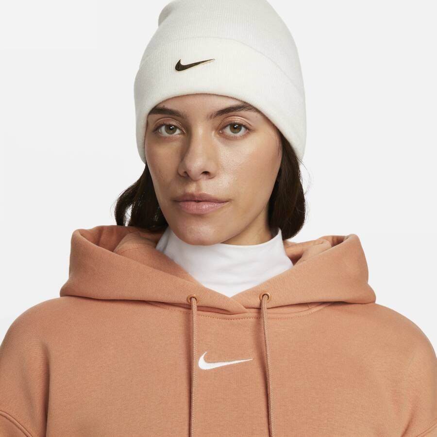 Nike Sportswear Phoenix Fleece Oversized hoodie voor dames Bruin