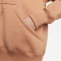 Nike Sportswear Phoenix Fleece Oversized hoodie voor dames Bruin - Thumbnail 5