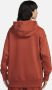 Nike Sportswear Phoenix Fleece Oversized hoodie voor dames Oranje - Thumbnail 2