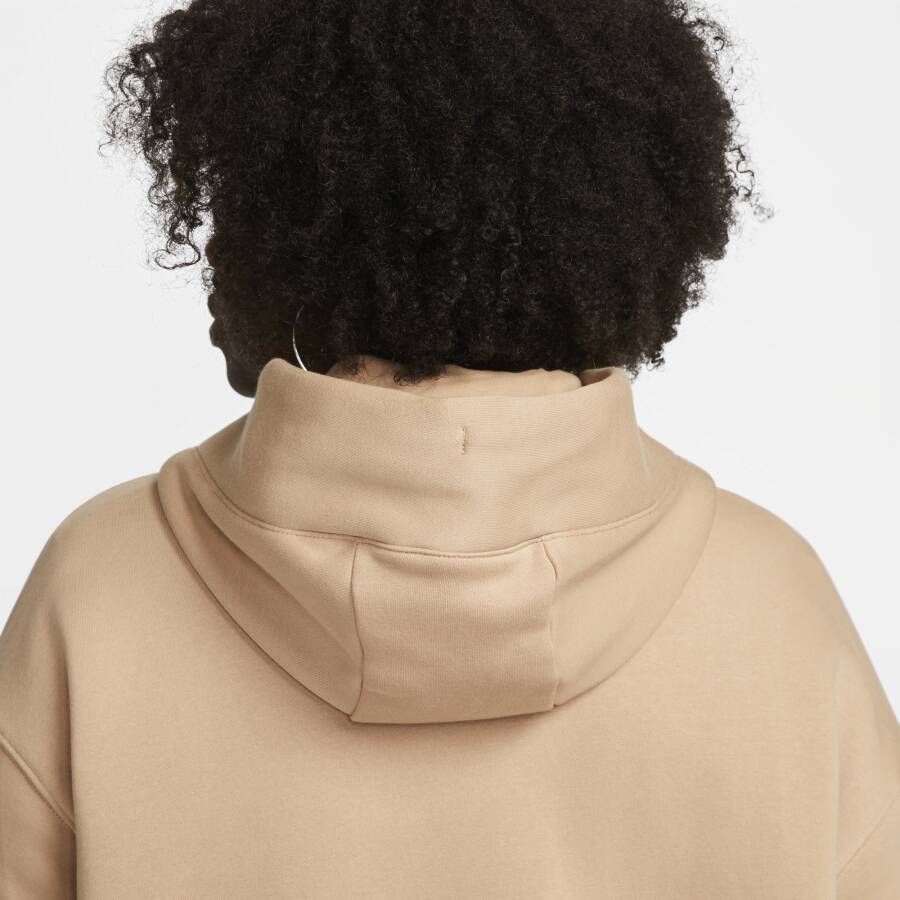 Nike Sportswear Phoenix Fleece oversized hoodie voor dames (Plus Size) Bruin