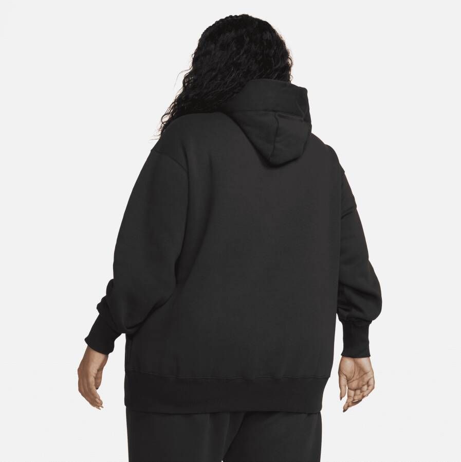 Nike Sportswear Phoenix Fleece oversized hoodie voor dames (Plus Size) Zwart