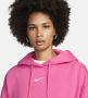 Nike Sportswear Phoenix Fleece Oversized hoodie voor dames Roze - Thumbnail 3