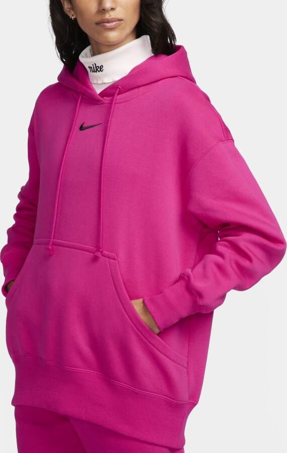 Nike Sportswear Phoenix Fleece Oversized hoodie voor dames Roze