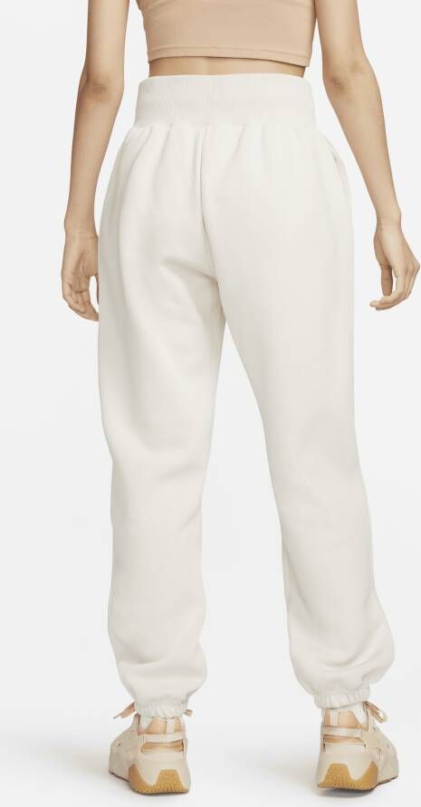 Nike Sportswear Phoenix Fleece Oversized joggingbroek met hoge taille voor dames Bruin