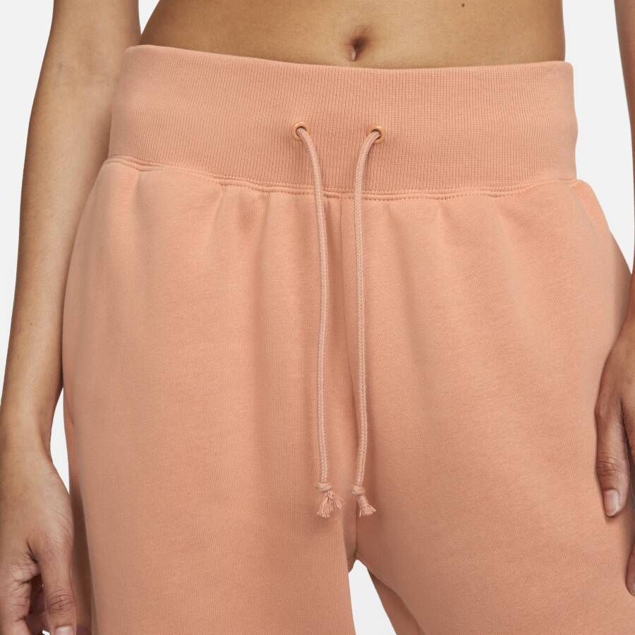Nike Sportswear Phoenix Fleece Oversized joggingbroek met hoge taille voor dames Bruin