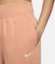 Nike Sportswear Phoenix Fleece Oversized joggingbroek met hoge taille voor dames Bruin - Thumbnail 4