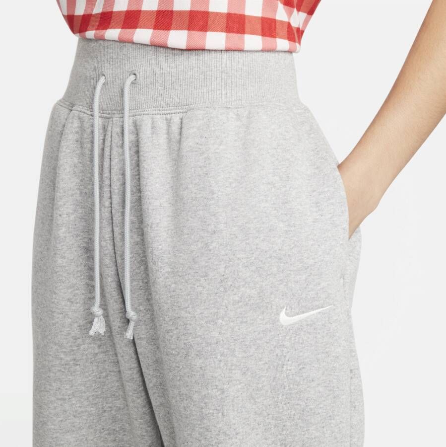 Nike Sportswear Phoenix Fleece Oversized joggingbroek met hoge taille voor dames Grijs