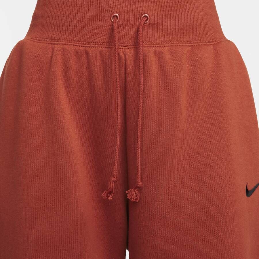 Nike Sportswear Phoenix Fleece Oversized joggingbroek met hoge taille voor dames Oranje