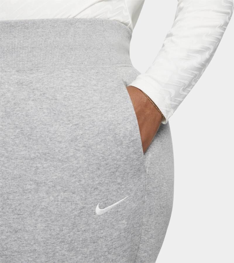 Nike Sportswear Phoenix Fleece Oversized joggingbroek met hoge taille voor dames (Plus Size) Grijs