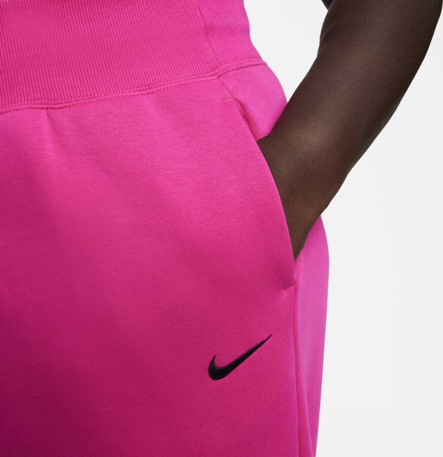 Nike Sportswear Phoenix Fleece Oversized joggingbroek met hoge taille voor dames (Plus Size) Roze