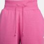 Nike Sportswear Phoenix Fleece Oversized joggingbroek met hoge taille voor dames Roze - Thumbnail 5