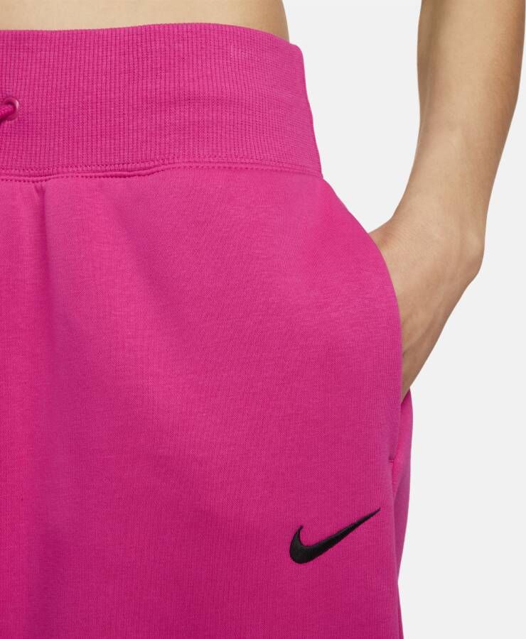 Nike Sportswear Phoenix Fleece Oversized joggingbroek met hoge taille voor dames Roze