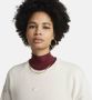 Nike Sportswear Phoenix Fleece Oversized sweatshirt met ronde hals voor dames Bruin - Thumbnail 3
