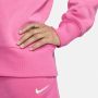 Nike Sportswear Phoenix Fleece Oversized sweatshirt met ronde hals voor dames Roze - Thumbnail 7