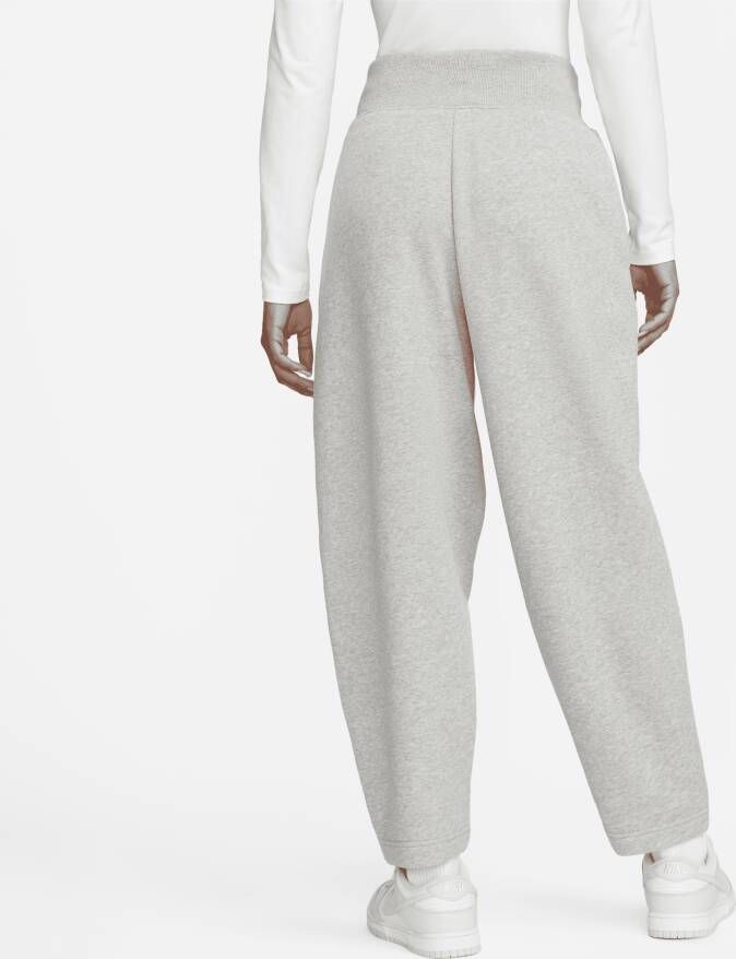 Nike Sportswear Phoenix Fleece 7 8-joggingbroek met hoge taille en rondingen voor dames Grijs
