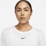 Nike Sportswear Premium Essentials T-shirt met lange mouwen voor dames Wit - Thumbnail 3