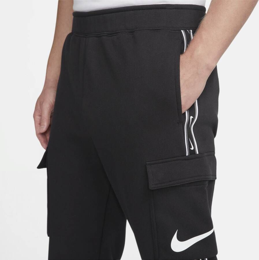 Nike Sportswear Repeat Cargobroek van fleece voor heren Zwart