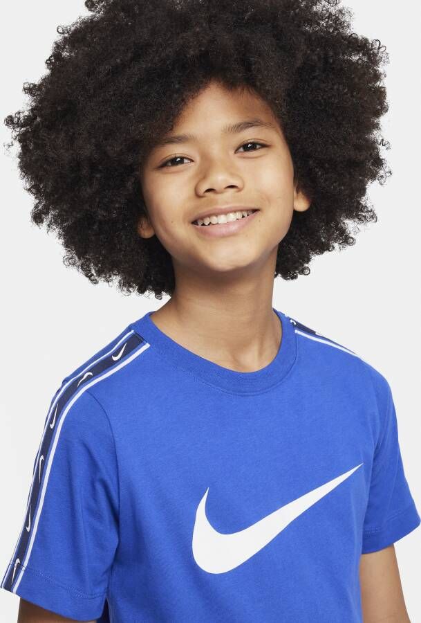 Nike Sportswear Repeat T-shirt voor jongens Blauw