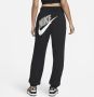 Nike Sportswear Ruimvallende dansbroek van fleece voor dames Zwart - Thumbnail 2