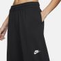 Nike Sportswear Ruimvallende dansbroek van fleece voor dames Zwart - Thumbnail 3
