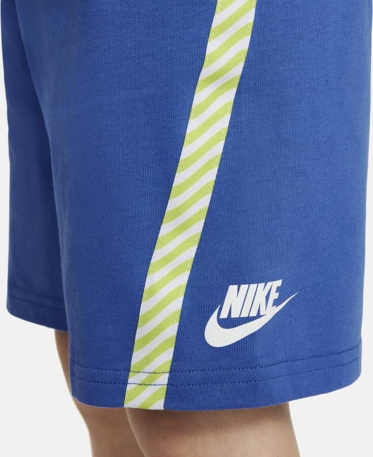 Nike Sportswear Set met T-shirt en shorts voor kleuters Blauw