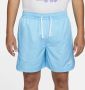 Nike Club Woven Lined Flow Short Sportshorts Kleding baltic blue white maat: XXL beschikbare maaten:L XL XXL - Thumbnail 2