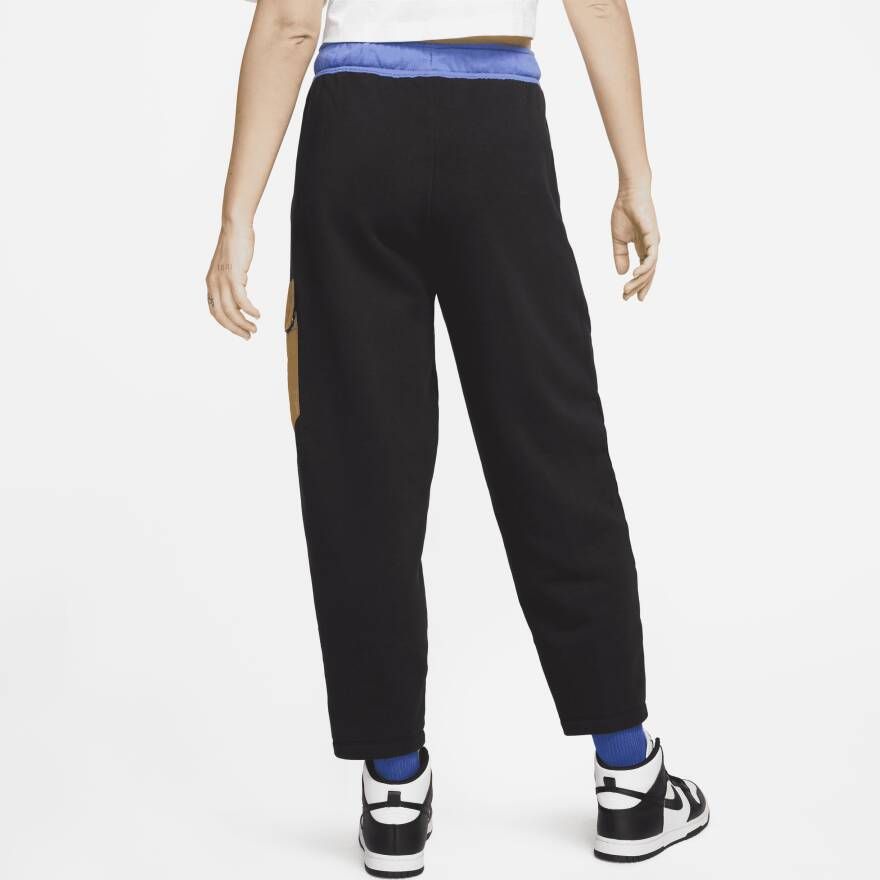 Nike Sportswear Sports Utility Cargobroek van fleece voor dames Zwart