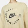 Nike Sportswear Sports Utility oversized sweatshirt met ronde hals voor dames Bruin - Thumbnail 4
