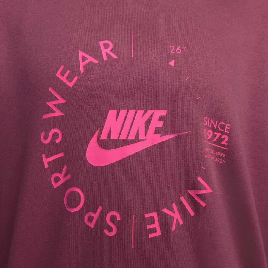 Nike Sportswear Sports Utility oversized sweatshirt met ronde hals voor dames Rood