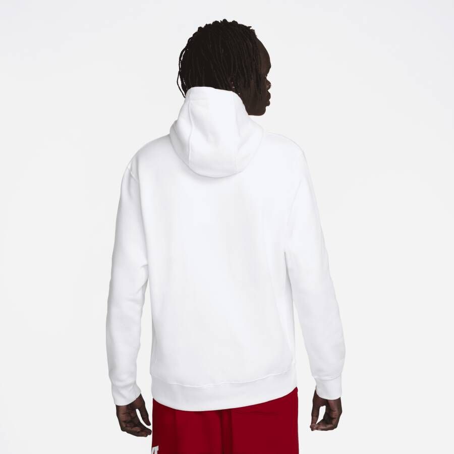 Nike Sportswear Standard Issue Fleecehoodie voor heren Wit