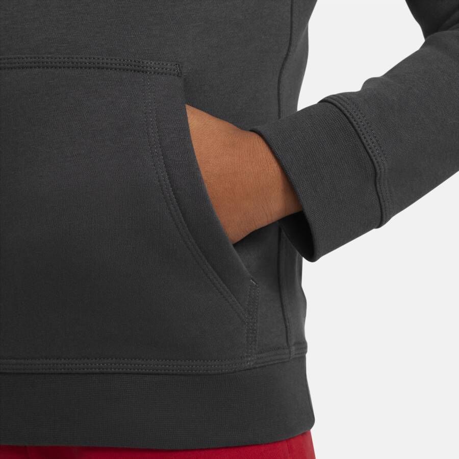 Nike Sportswear Standard Issue Fleecehoodie voor jongens Grijs - Foto 4