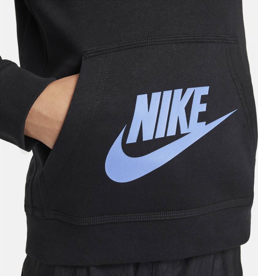 Nike Sportswear Standard Issue fleecehoodie voor kids Zwart